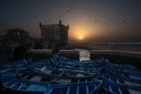 09.Moroc19_SM00364 
Africa, Morocco, April 2019
Essaouira Citadel after sunset