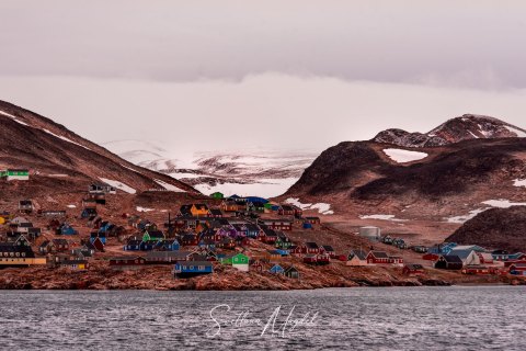 11.GRN_SM06306 
Greenland, September 2022
 Ittoqqortoormiit Village  
the most remote village with a population of around 450 people