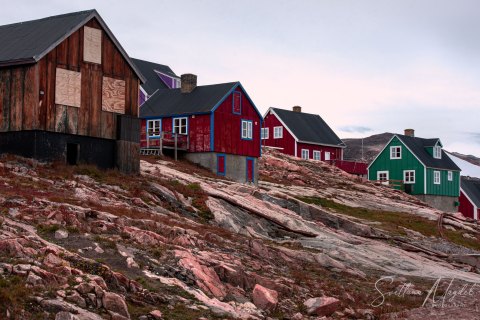 11.GRN_SM06440 
Greenland, September 2022
 Ittoqqortoormiit Village  
the most remote village with a population of around 450 people