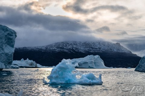 06.GRN_SVM9585 
Greenland, September 2022
M/S Freya  Expedition 
East Greenland Scoresby Sound  fjord system 
Iceberg   city  (from Zodiac)