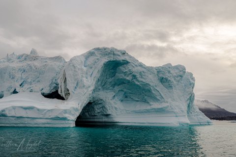 06.GRN_SVM9986 
Greenland, September 2022
M/S Freya  Expedition 
East Greenland Scoresby Sound  fjord system 
Iceberg   city, Ice caves   (from Zodiac)