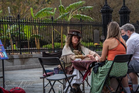 NOLA20_SM03350 
New Orleans, Louisiana, Jackson Square: Fortuneteller