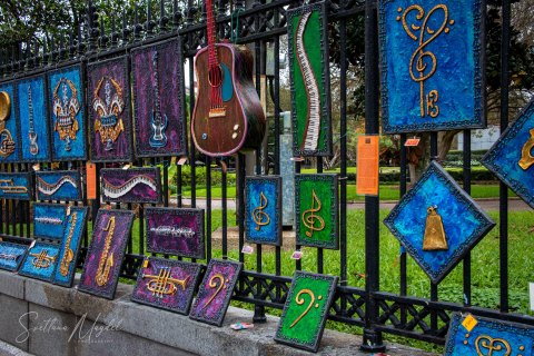 NOLA20_SM03356 
New Orleans, Louisiana, Jackson Square: Street art